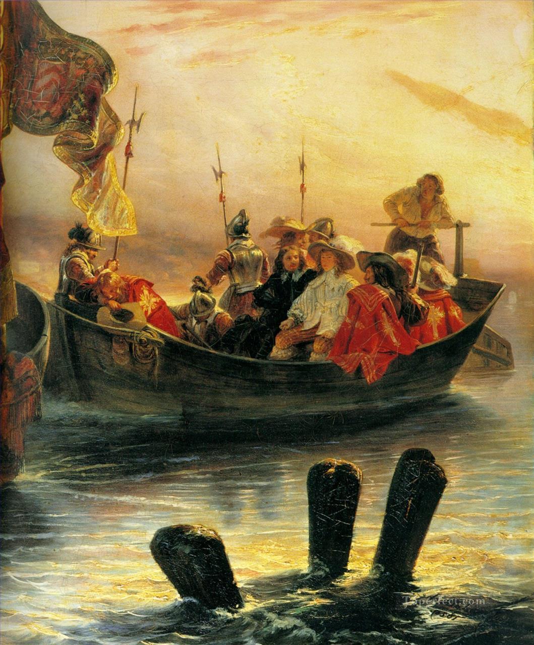 Cardinal Richelieu 1829 left histories Hippolyte Delaroche Oil Paintings